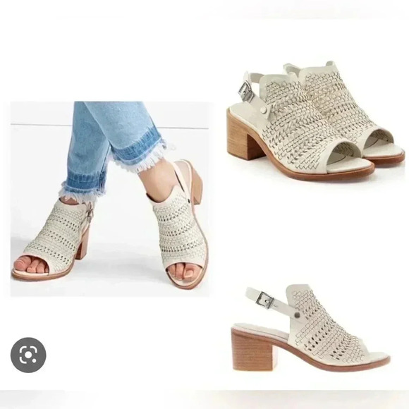 Rag & Bone Wyatt Mid
Heel Sandal In Ivory Woven - Picture 9 of 9